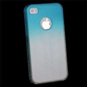  Blue Raindrop Gradient Color Hard Case for iPhone 4S Cell 