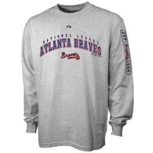 com Atlanta Braves t shirt Majestic Atlanta Braves Youth Ash Season 