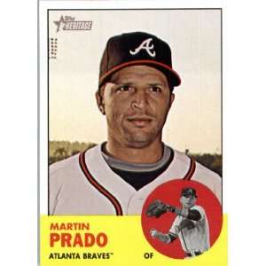  2012 Topps Heritage 298 Martin Prado   Atlanta Braves (ENCASED MLB 