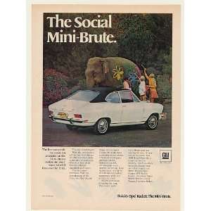   Kadett Social Mini Brute Elephant Print Ad (51256)