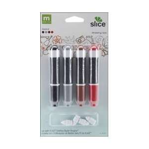  New   Slice Drawing Tips 4/Pkg by Making Memories Arts 