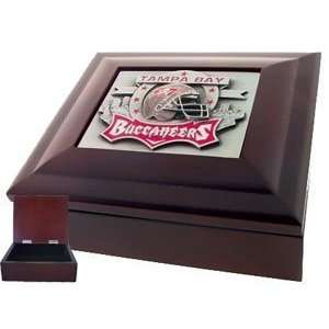 Tampa Bay Buccaneers Lined Gift Box   NFL Football Fan Shop Sports 