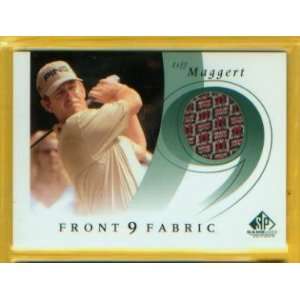   Golf Front 9 Fabric Tournament Worn Shirt Card #F9S JM / PGA Sports