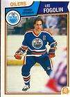 1983 84 O Pee Chee #26 Lee Fogolin   Edmonton Oilers E