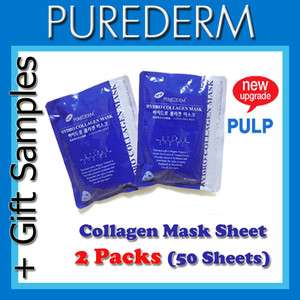 Purederm Hydro Collagen Mask Sheets 2boxes (50sheets)  