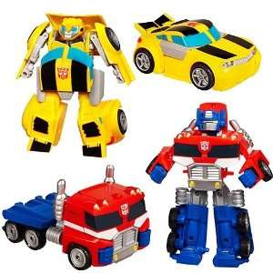  Transformers Rescue Bots Bumblebee and Optimus Prime Set 