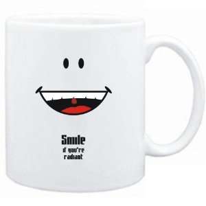  Mug White  Smile if youre radiant  Adjetives Sports 
