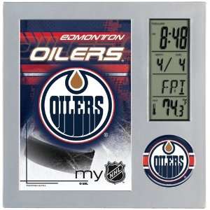 Edmonton Oilers Digital Desk Clock 