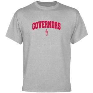   NCAA Austin Peay State Governors Ash Logo Arch T shirt  Sports