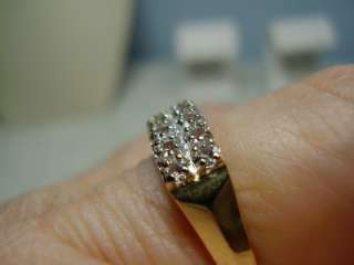 Beautiful 1 Carat, 14K White Gold 2 Row Diamond Ring  