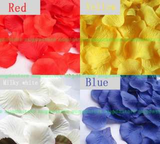   wedding petals flower red rose silk party decoration gift Favors