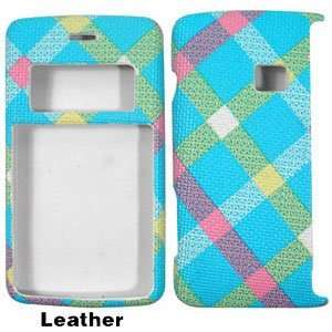  Pink Burberry Checkered Pattern Design Leather Finish Snap On Cover 