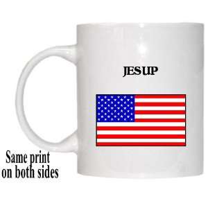 US Flag   Jesup, Georgia (GA) Mug 