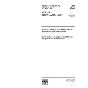  ISO 17032005, Assembly tools for screws and nuts 