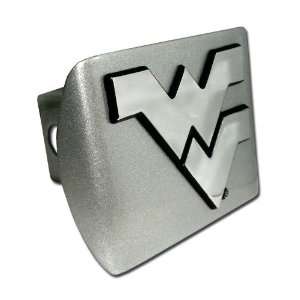 West Virginia University Mountaineers Brushed Silver with Chrome WV 