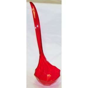  Red Plastic Punch Bowl Ladle 