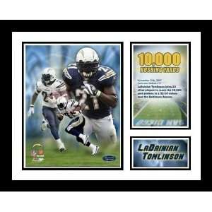   NFL Framed 10,000 Rushing Yards Milestone Collage