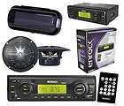   Radio 200W SD Card USB Input 4 Black Round Speakers Stereo Cover
