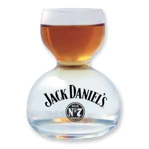  Jack Daniels 1 oz. Whiskey on 2 oz. Water Glass Jewelry