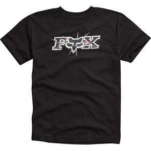  Fox Racing Youth Only Trinidad T Shirt   Small/Black 