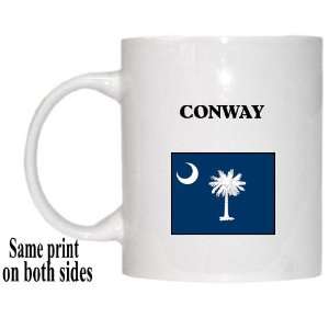  US State Flag   CONWAY, South Carolina (SC) Mug 