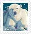 Polar Bear pane 20 x 28 cent U.S. Postage Stamps  