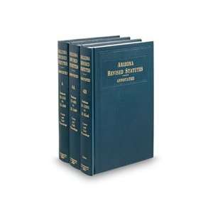  Wests Arizona revised statutes (9780314237903) Books