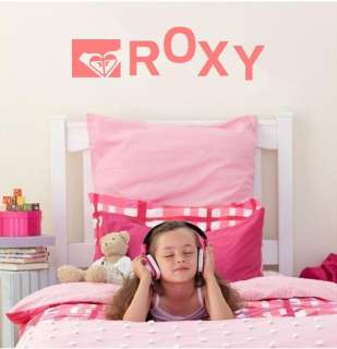 ROXY Girl KIDS VINYL WALL ART BEDROOM VINYL DECAL  