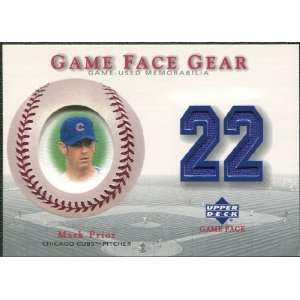    2003 Upper Deck Game Face Gear #MPR Mark Prior Sports Collectibles
