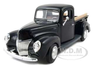 1940 FORD PICKUP TRUCK BLACK 124 DIECAST MODEL CAR  