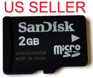 NEW SanDisk 2GB Micro SD Memory Card microSD tf 2 gb  