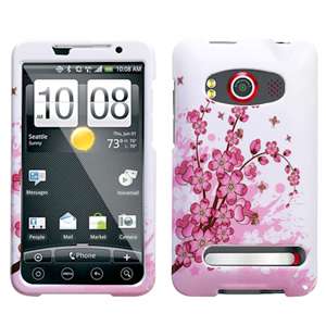 SnapOn Phone Cover Case FOR HTC EVO 4G 4 Sprint FLOWER  
