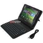   Keyboard Folio Leather Case Stand For Blackberry Playbook 7in Tablet