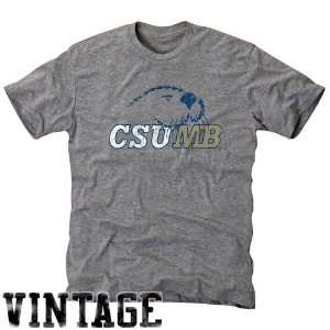  NCAA Cal State Monterey Bay Otters Ash Distressed Logo 
