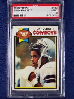 topps 160 tony dorsett graded psa 9 click on the link to view our many 