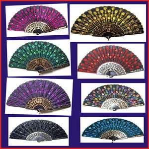   choose Ladys fans embroider silk hand exquisite Folding fan  