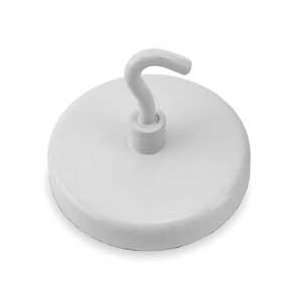 Magnetic Hook,white,26 Lb,1.835 In Dia   APPROVED VENDOR  