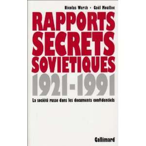 Rapports secrets soviétiques (9782070732395) Centre de conservation 