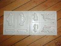 NEW WILTON TRAIN AND ANTIQUE CAR CANDY MOLD  