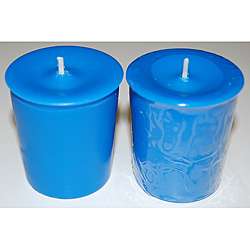 Southern Made Candles Soy 2oz Blue Votives (Pack of 6)  
