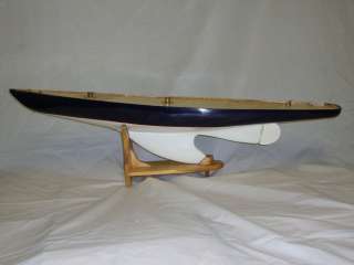 Authentic Models Wood 2 Masted Pond Yacht 36L  