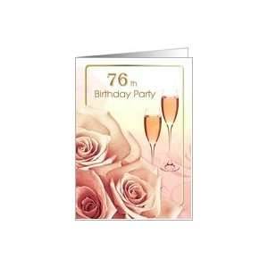  76th Birthday Party Invitation Card Toys & Games