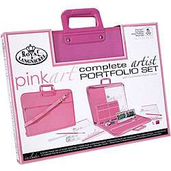 Pink Art Complete Artist Portfolio Set  