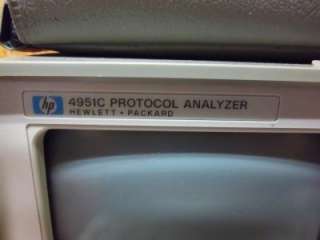 HP 4951C Portable Computer Protocol Analyzer  
