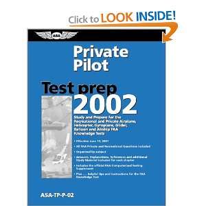  Private Pilot Test Prep ASA TP P 02 with Book (2002 