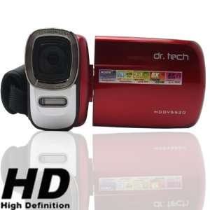  HDDV5520 Red 5MP 2.4 inch LCD Digital Camcorder/Camera 