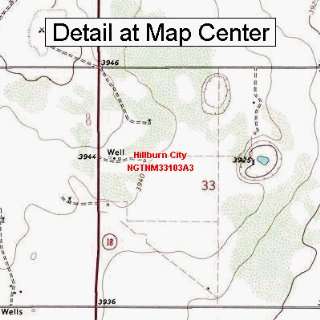   Map   Hillburn City, New Mexico (Folded/Waterproof)