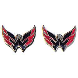 Washington Capitals NHL Charm Post Stud Logo Earring Set   