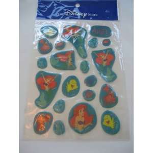  Disney Ariel the Little Mermaid 21 Bubble Stickers Office 