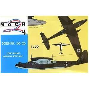   German Long Range 4 Engine Seaplane 1 72 Mach 2 Models Toys & Games